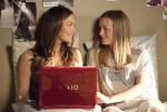 Happy Roommates Minka Kelly and Leighton Meester