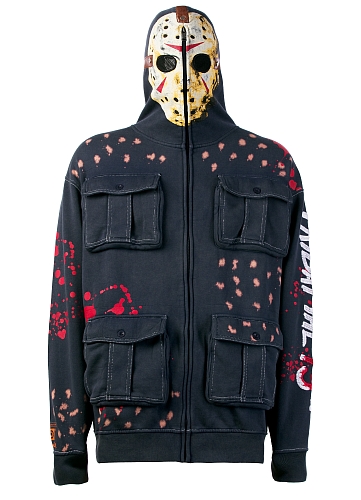 horror zip up hoodie