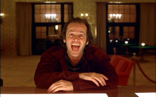 Jack Nicholdson in "The Shining"