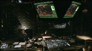 Wynn watches on in "Cube Zero"